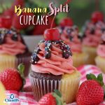Cupcake de Banana Split